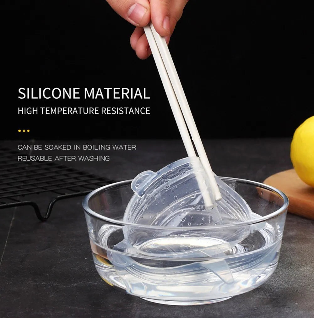 Elastic Silicone Lid Covers 6PCS - Wholesalus