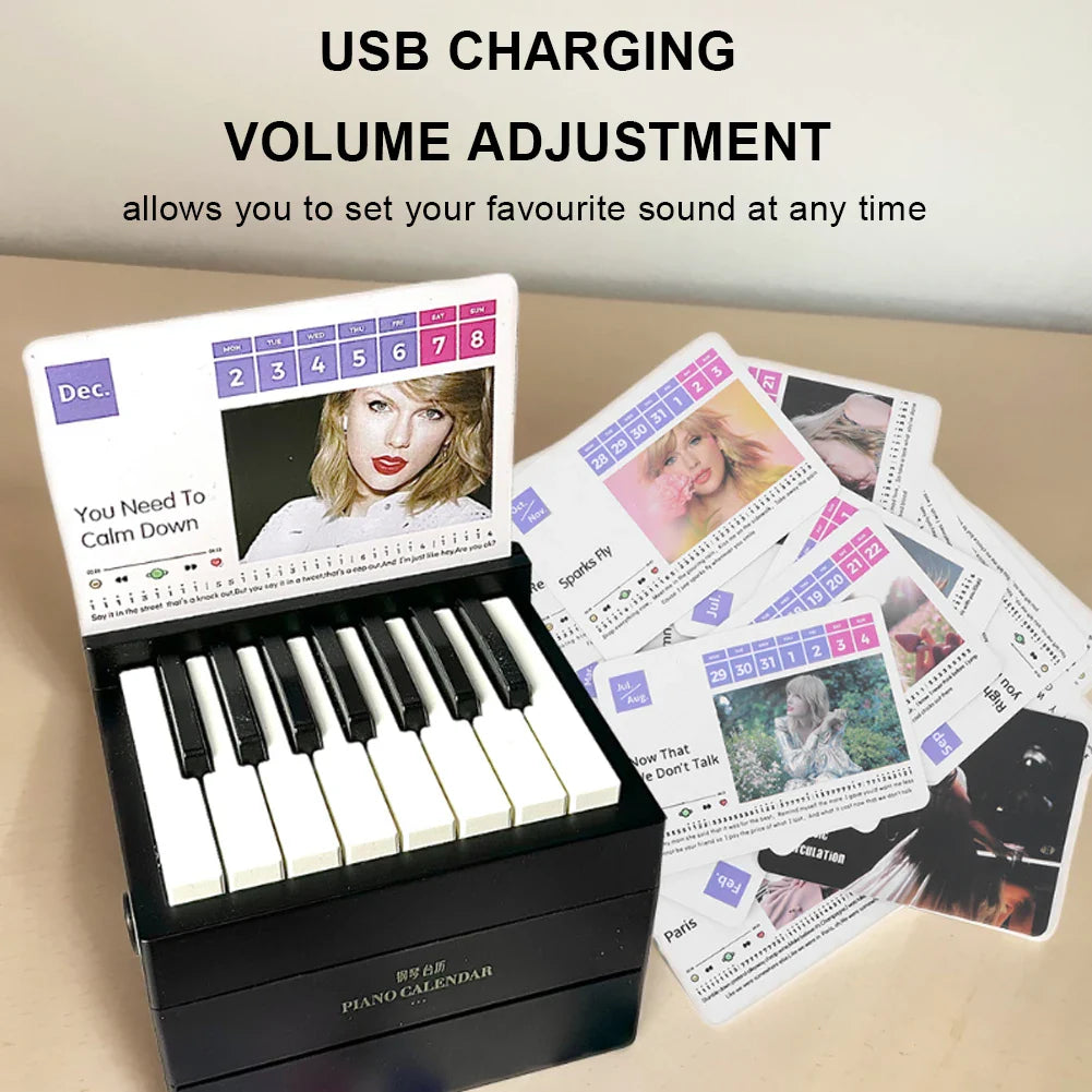 Desktop Playable Piano Calendar - Wholesalus