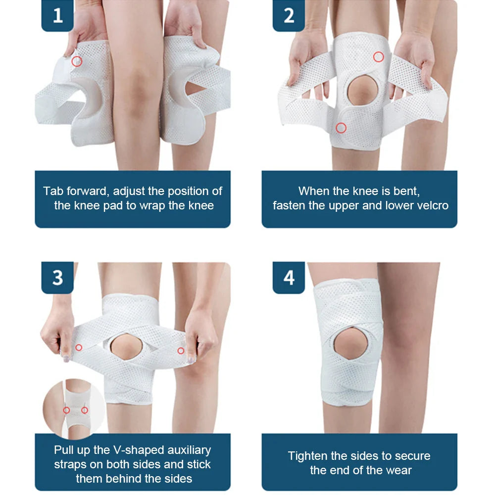 Adjustable Knee Support Brace 1PC - Wholesalus