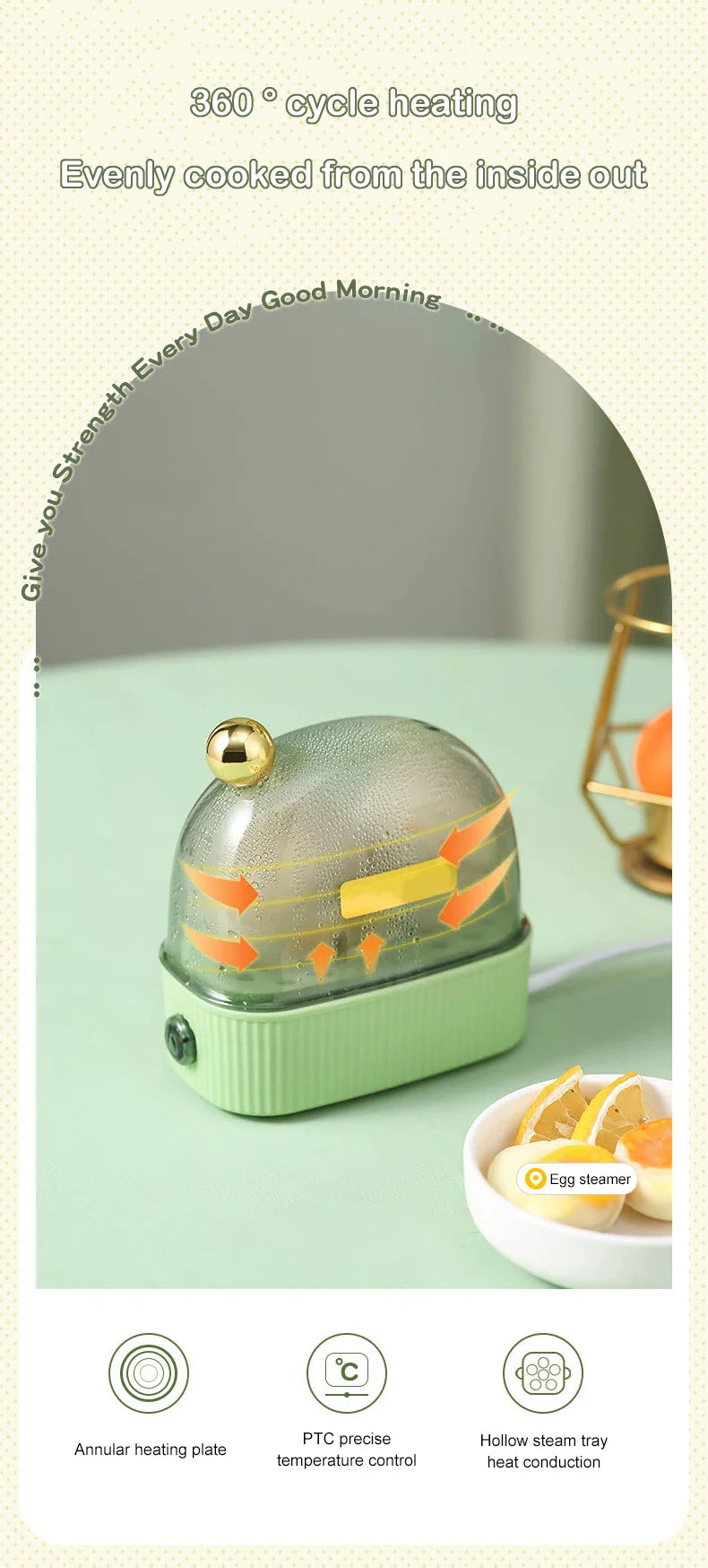 Mini Electric Egg Steamer - Wholesalus