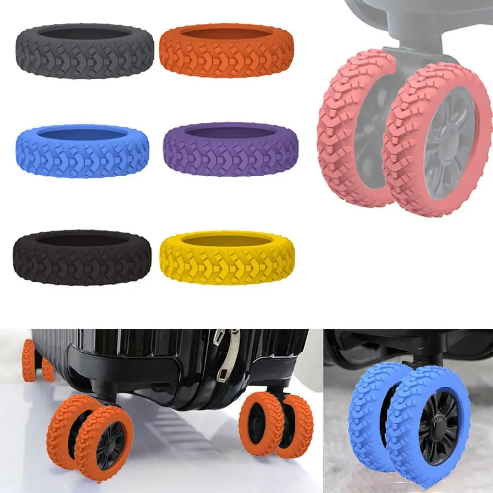 Trolley Suitcase Wheels Protection Cover 8PCS - Wholesalus