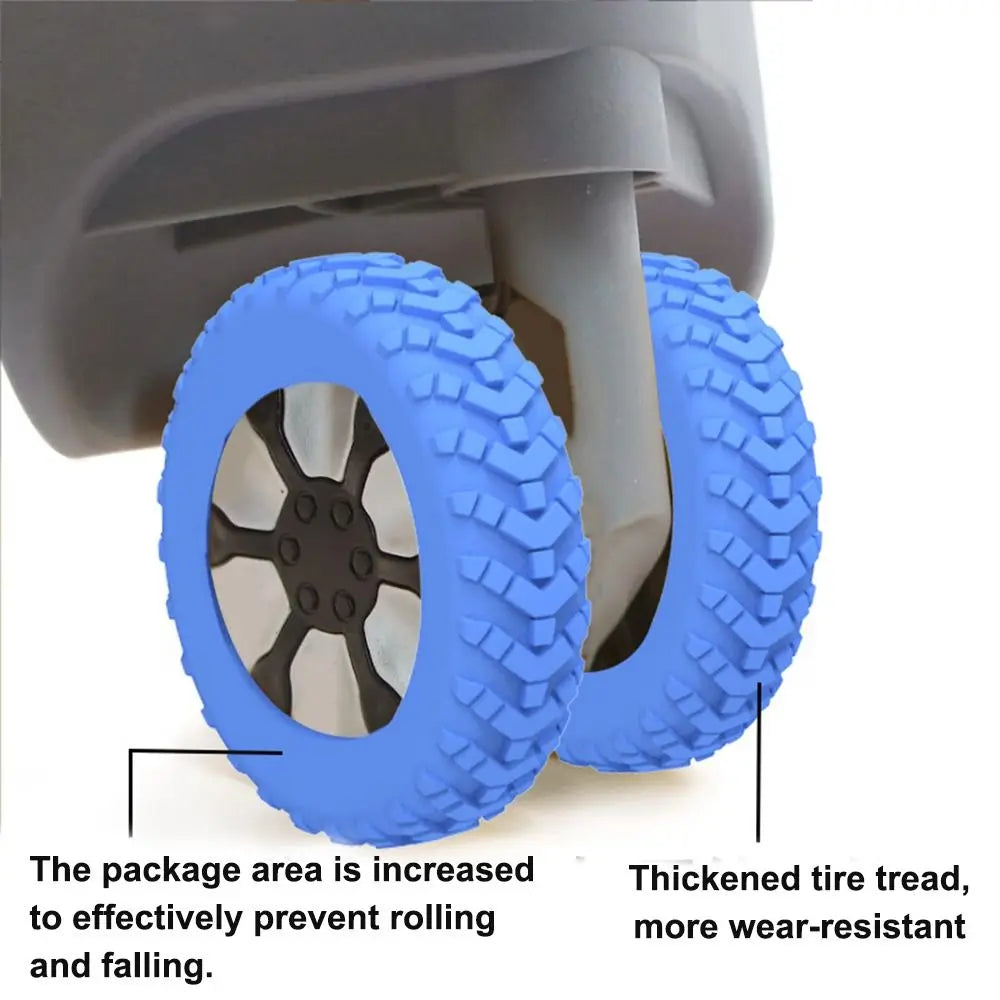 Trolley Suitcase Wheels Protection Cover 8PCS - Wholesalus