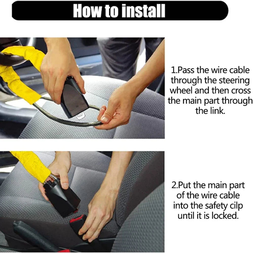 Anti Theft Steering Wheel Lock - Wholesalus