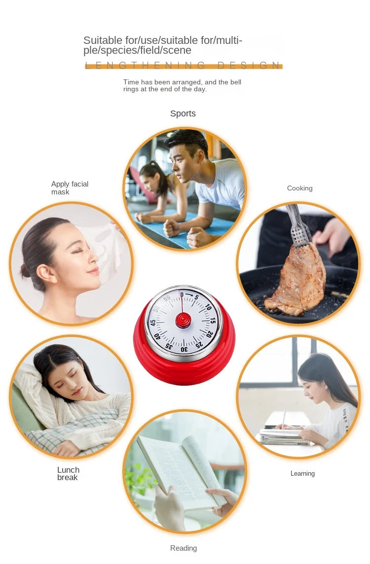 Magnetic Rotating Mechanical Timer - Wholesalus