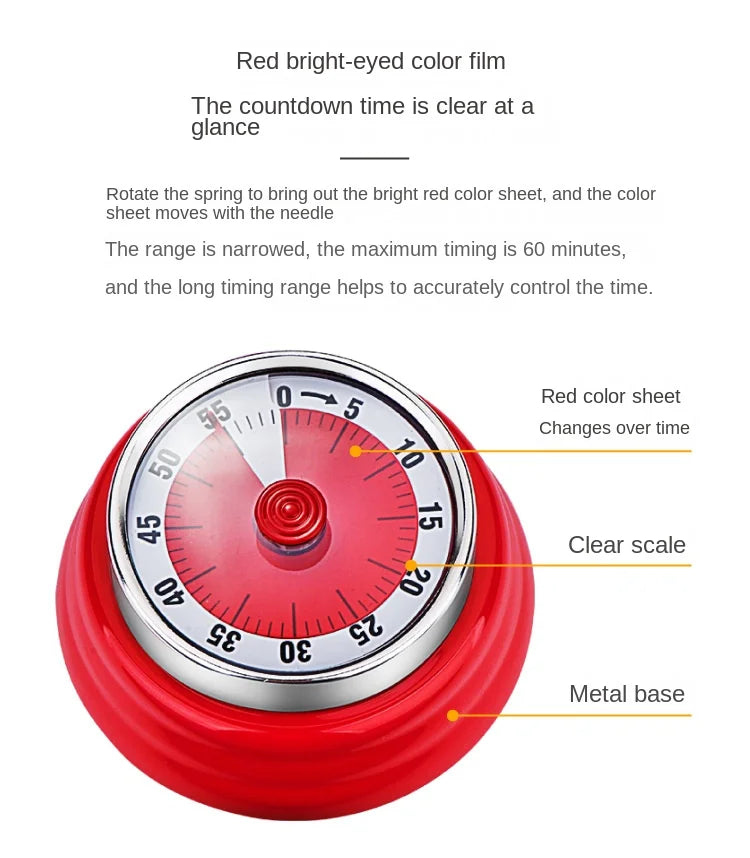 Magnetic Rotating Mechanical Timer - Wholesalus