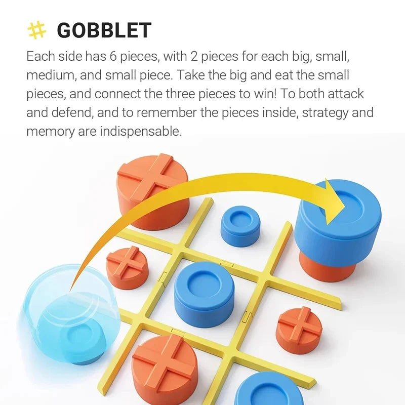 Portable Super TIC-TAC-TOE Puzzle Game - Wholesalus