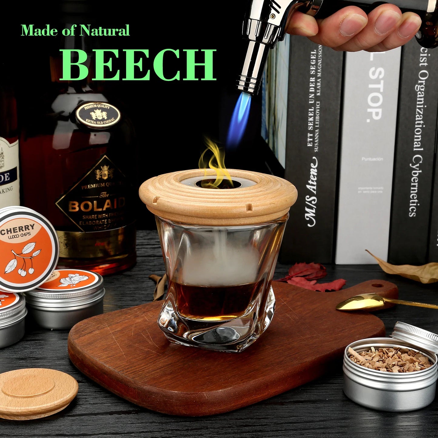 Cocktail Smoker Kit With Torch - Wholesalus
