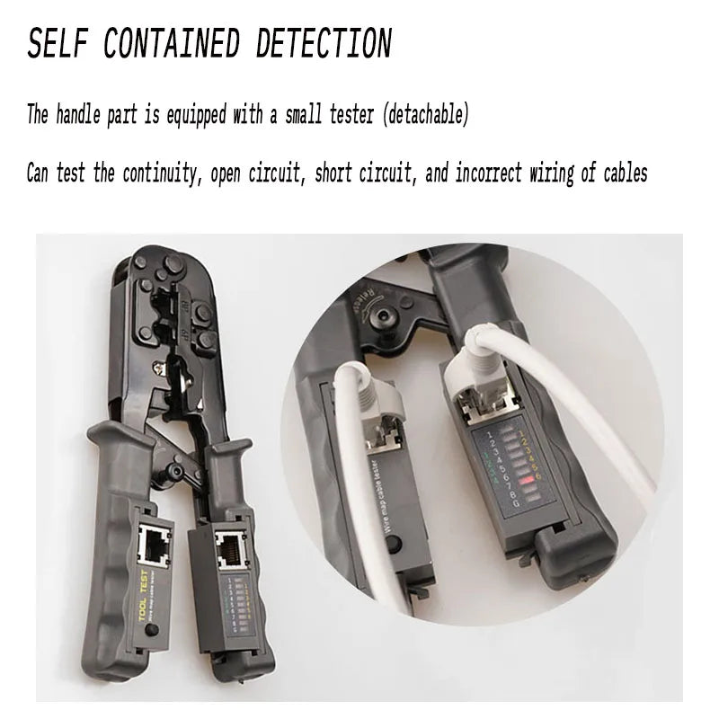 2 in 1 Network Cable Tester Crimping Tool - Wholesalus