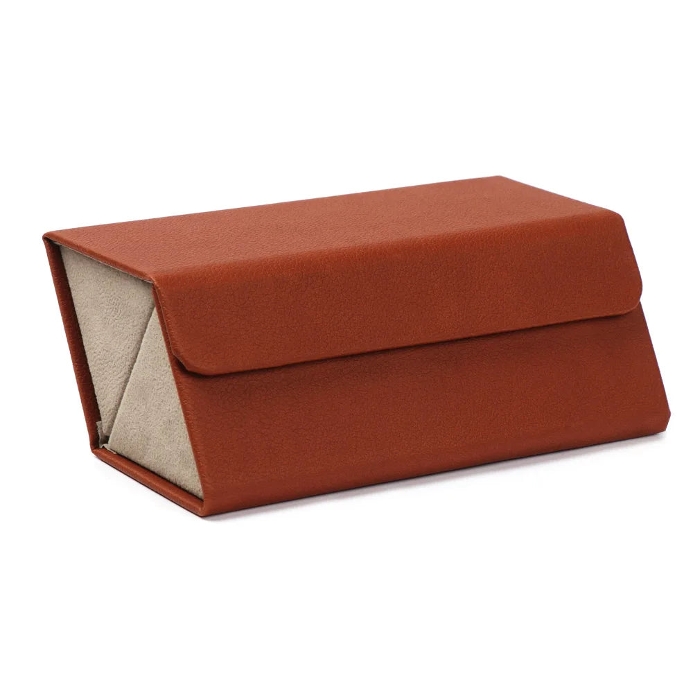Foldable Leather Sunglasses Case - Wholesalus