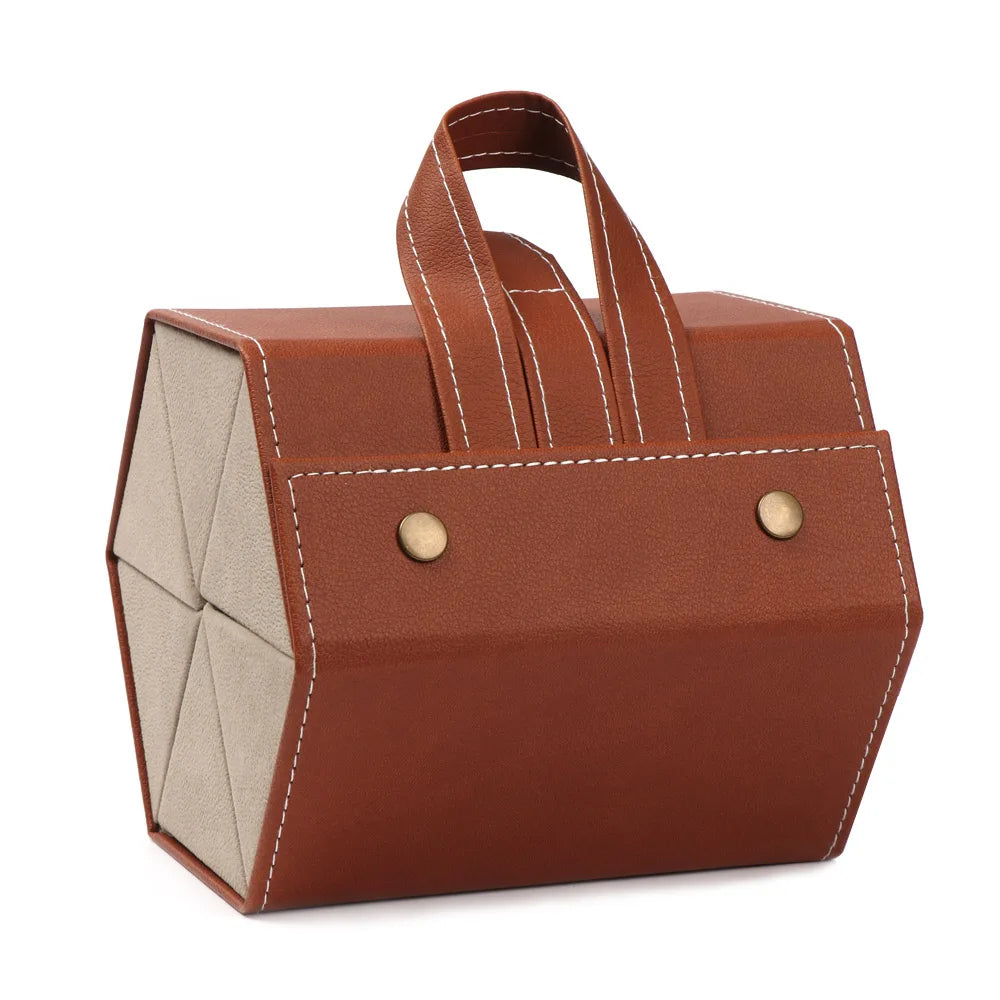 Foldable Leather Sunglasses Case - Wholesalus