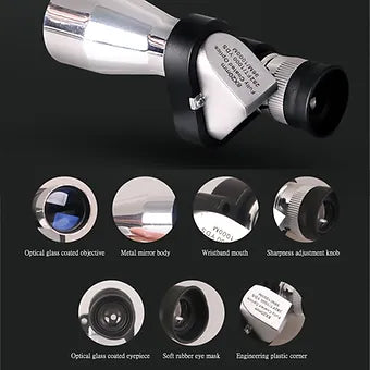 Night Vision Mobile Monocular Telescope With Phone Holder - Wholesalus