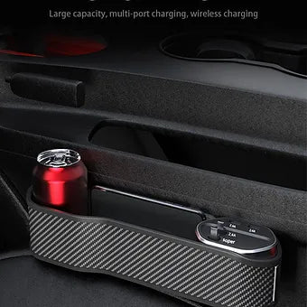 Car Seat Gap Charging Storage Box - Wholesalus