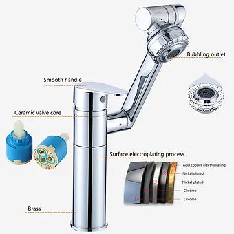 Hot And Cold Bathroom Basin Faucet