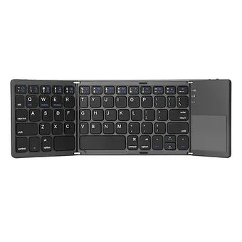 Foldable wireless bluetooth keyboard