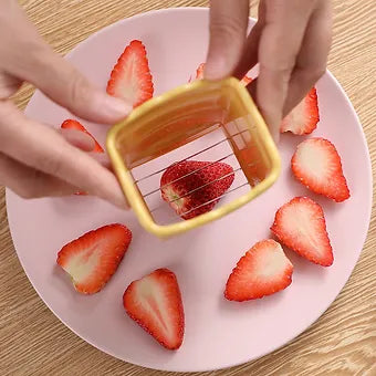 Stainless Steel Handheld Fruit Cup Slicer - Wholesalus