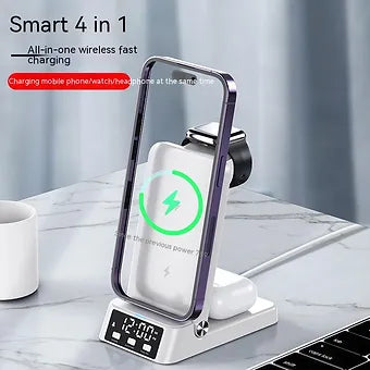 4-in-1 Wireless Phone Stand with Charging - Wholesalus