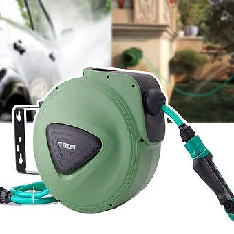 Automatic Retractable Water Hose Reel - Wholesalus