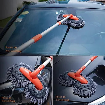 Retractable Rotary Car Wash Mop - Wholesalus