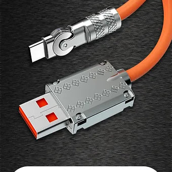 Rotatable Fast Charge Data Cable - Wholesalus