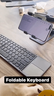 Foldable wireless bluetooth keyboard - Wholesalus