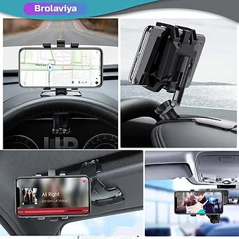 360 Degree Rotatable Car Dashboard Phone Holder