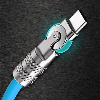 Rotatable Fast Charge Data Cable - Wholesalus