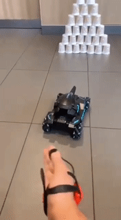 Gesture And Remote Controlled Tank Vehicle Toy - Wholesalus