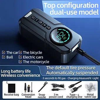 Cordless Portable Air Compressor - Wholesalus