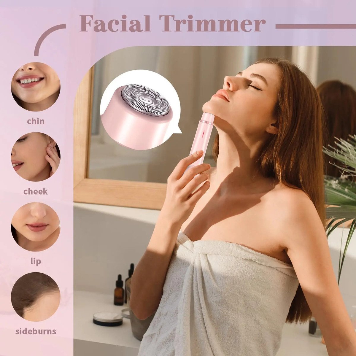 The New Dual-headed Women's Electric Shaver with Men's Sideburn - VIP SMART WHOLESALE