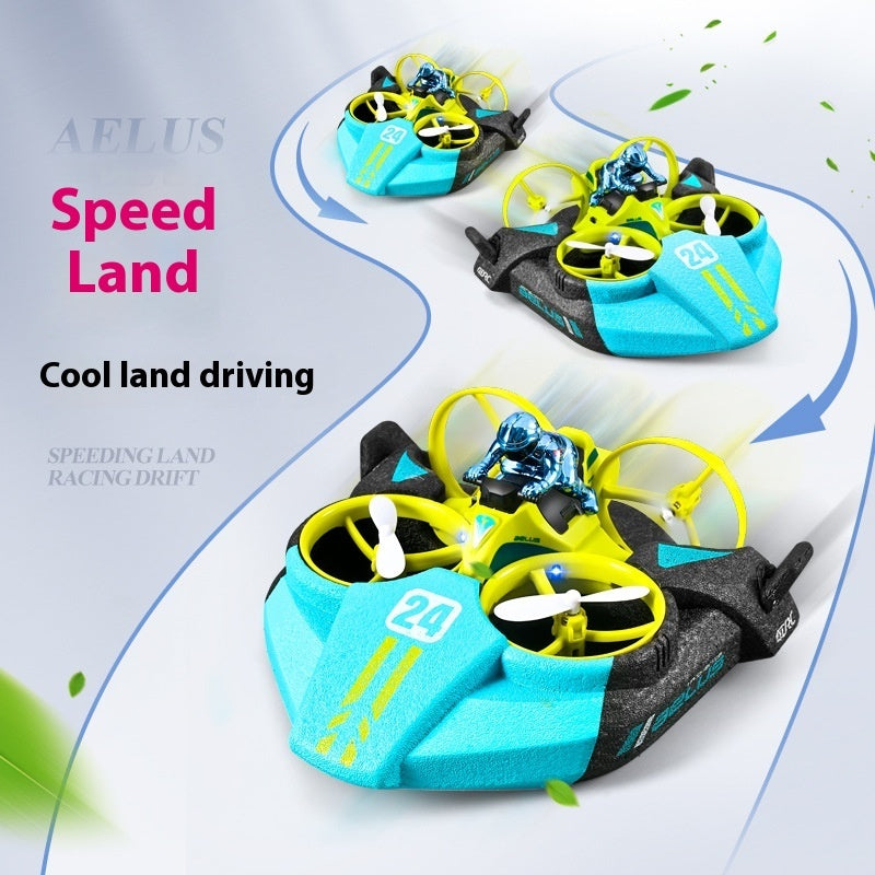 Remote Control Aircraft Children's Three-in-one Unmanned Helicopter - Wholesalus
