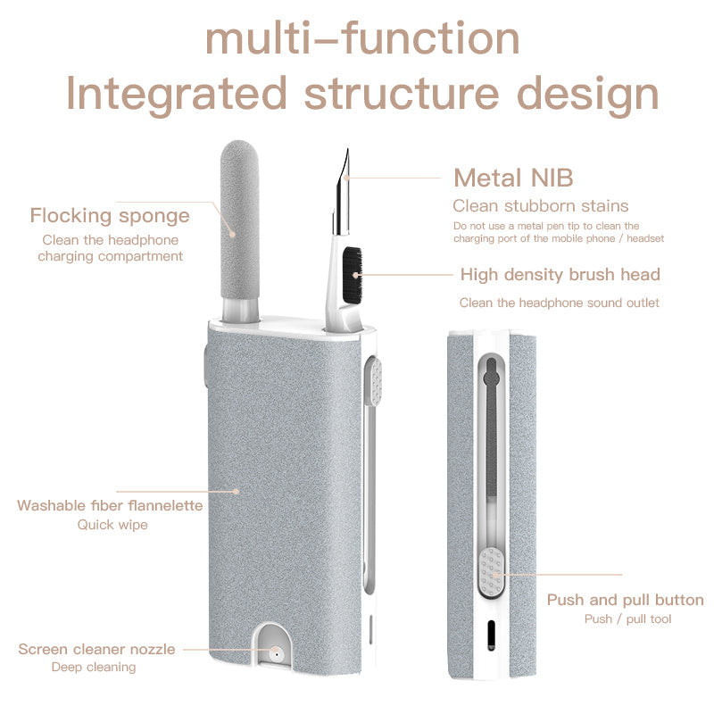 Multifunctional Headphone and Screen Cleaning Kit - Wholesalus