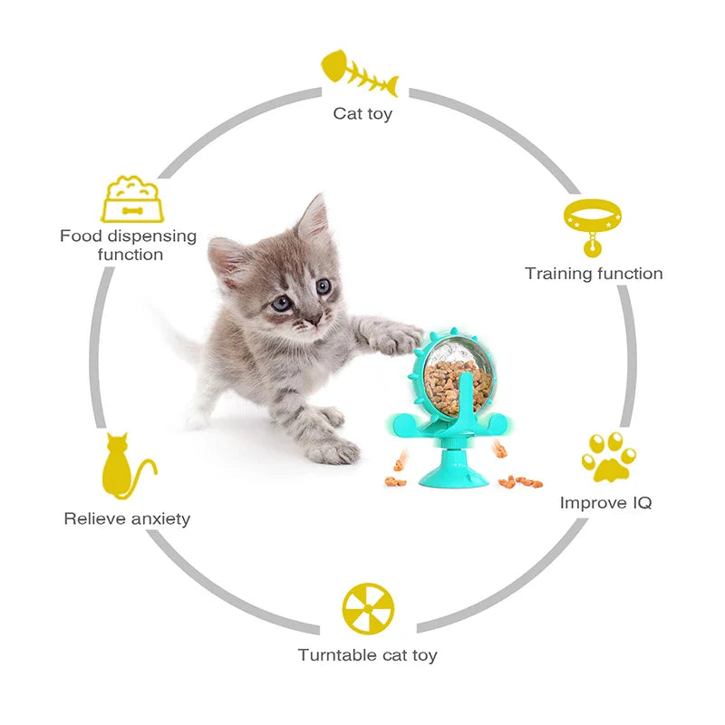 Interactive Pet Food Dispenser Toy - Wholesalus