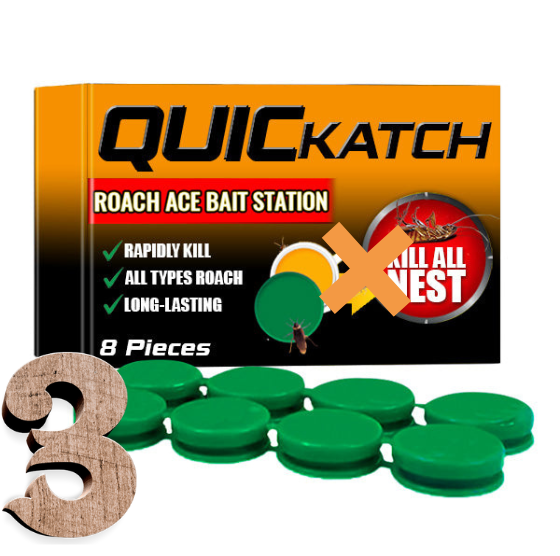 The Original QuicKatch™  - Cockroach Bait Gel Station - Wholesalus