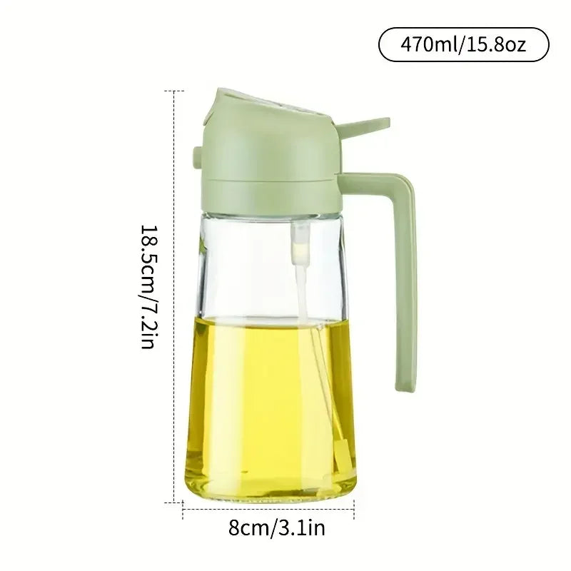 2 in 1 Oil Sprayer Bottle