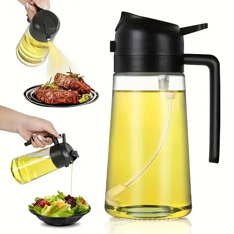 2 in 1 Oil Sprayer Bottle