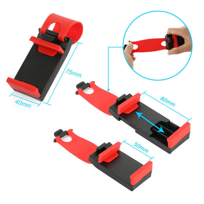 Car Steering Wheel Mount Mobile Holder - Wholesalus
