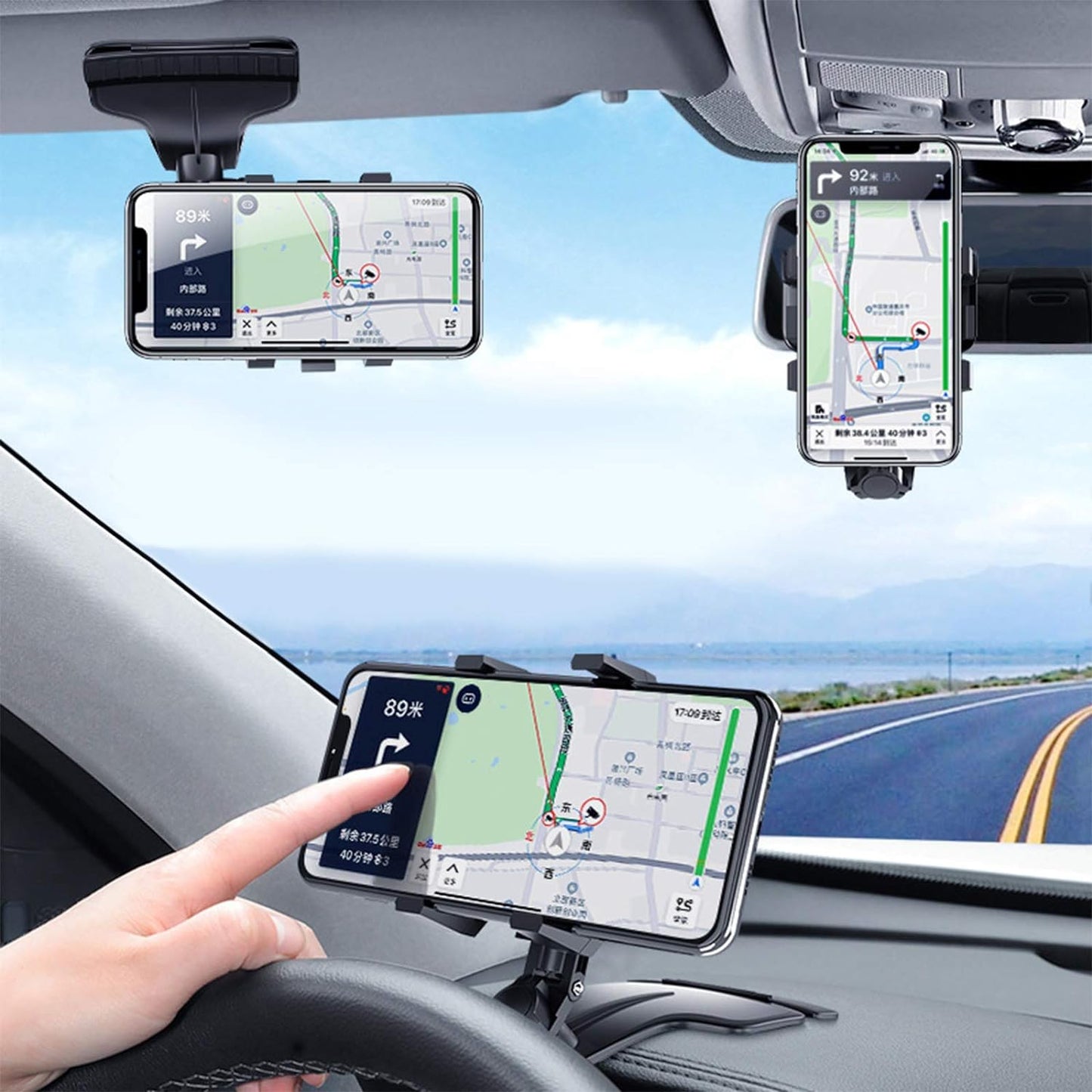 360 Degree Rotatable Car Dashboard Phone Holder