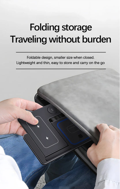 3 in 1 Foldable Wireless Charging Stand - Wholesalus