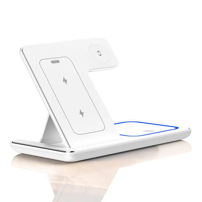3 in 1 Foldable Wireless Charging Stand - Wholesalus