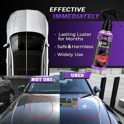 3 in 1 Quick Car Ceramic Coating Spray - Wholesalus