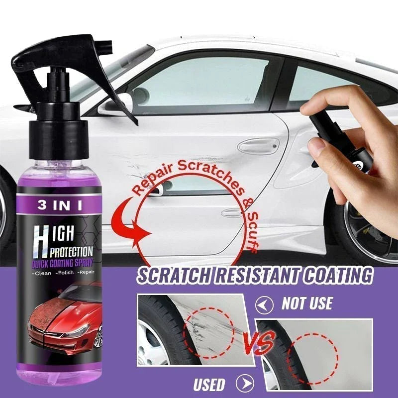 3 in 1 Quick Car Ceramic Coating Spray - Wholesalus