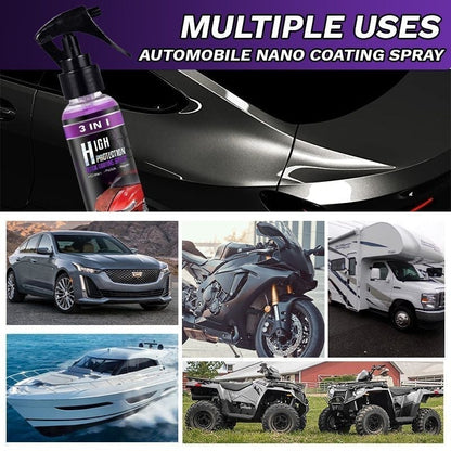 3 in 1 Quick Car Ceramic Coating Spray - Wholesalus