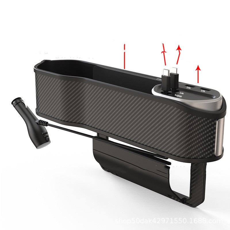 Car Seat Gap Charging Storage Box