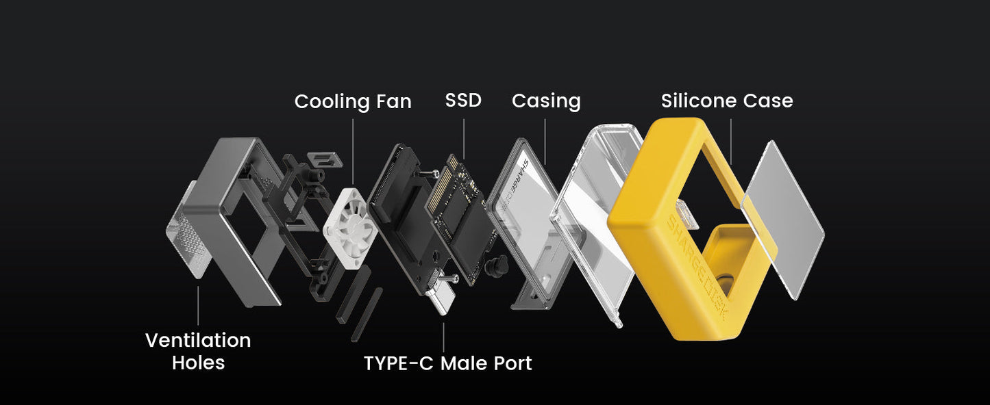 External SSD Enclosure Case