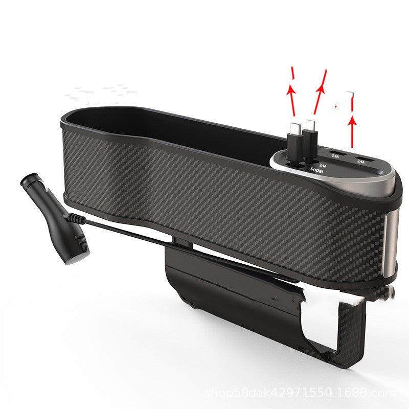 Car Seat Gap Charging Storage Box