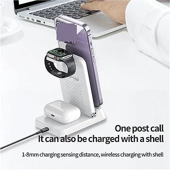 4-in-1 Wireless Phone Stand with Charging - Wholesalus