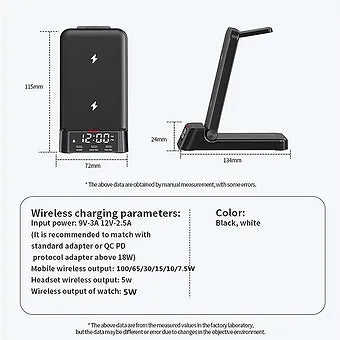 4-in-1 Wireless Phone Stand with Charging - Wholesalus