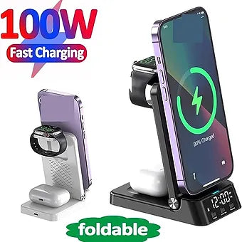 4-in-1 Wireless Phone Stand with Charging