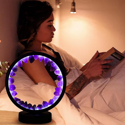 Natural Gemstone Crystal Lamp - Wholesalus