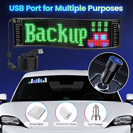 Flexible LED Car Sign Panel